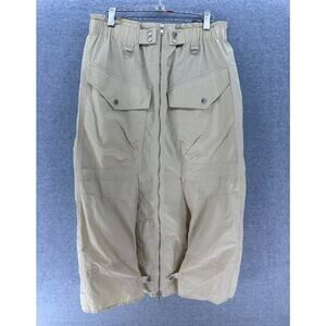 Free People Women's sz S Rory Techy Midi Cargo Skirt Utilitatian Style Unique